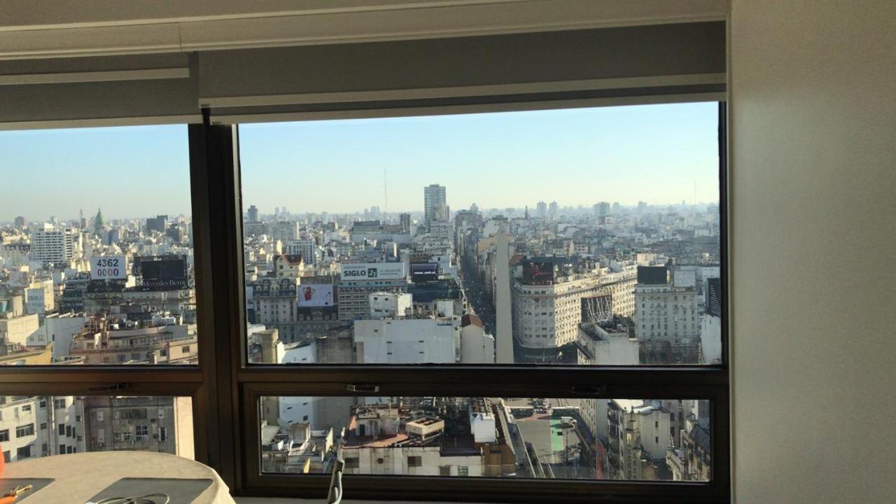 Que Mejor Vista Del Obelisco Piso A La Calle Corrientes Буенос Айрес Екстериор снимка