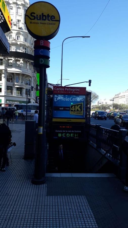 Que Mejor Vista Del Obelisco Piso A La Calle Corrientes Буенос Айрес Екстериор снимка