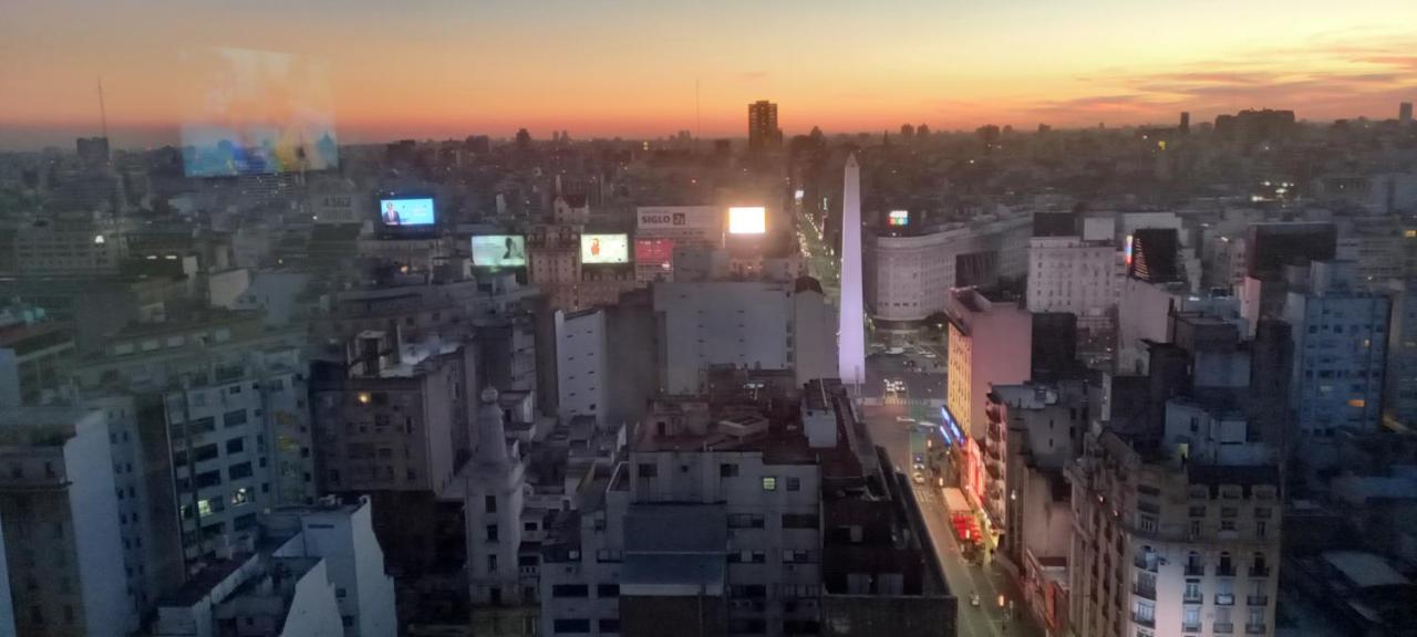 Que Mejor Vista Del Obelisco Piso A La Calle Corrientes Буенос Айрес Екстериор снимка