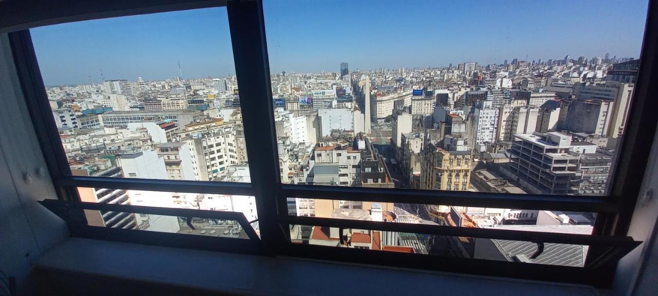 Que Mejor Vista Del Obelisco Piso A La Calle Corrientes Буенос Айрес Екстериор снимка