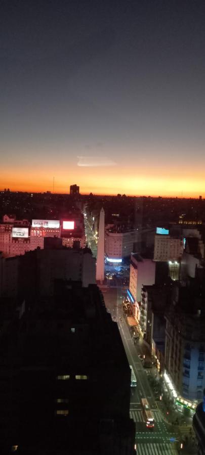 Que Mejor Vista Del Obelisco Piso A La Calle Corrientes Буенос Айрес Екстериор снимка