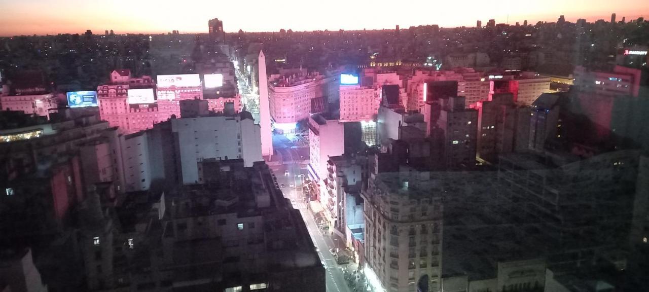 Que Mejor Vista Del Obelisco Piso A La Calle Corrientes Буенос Айрес Екстериор снимка