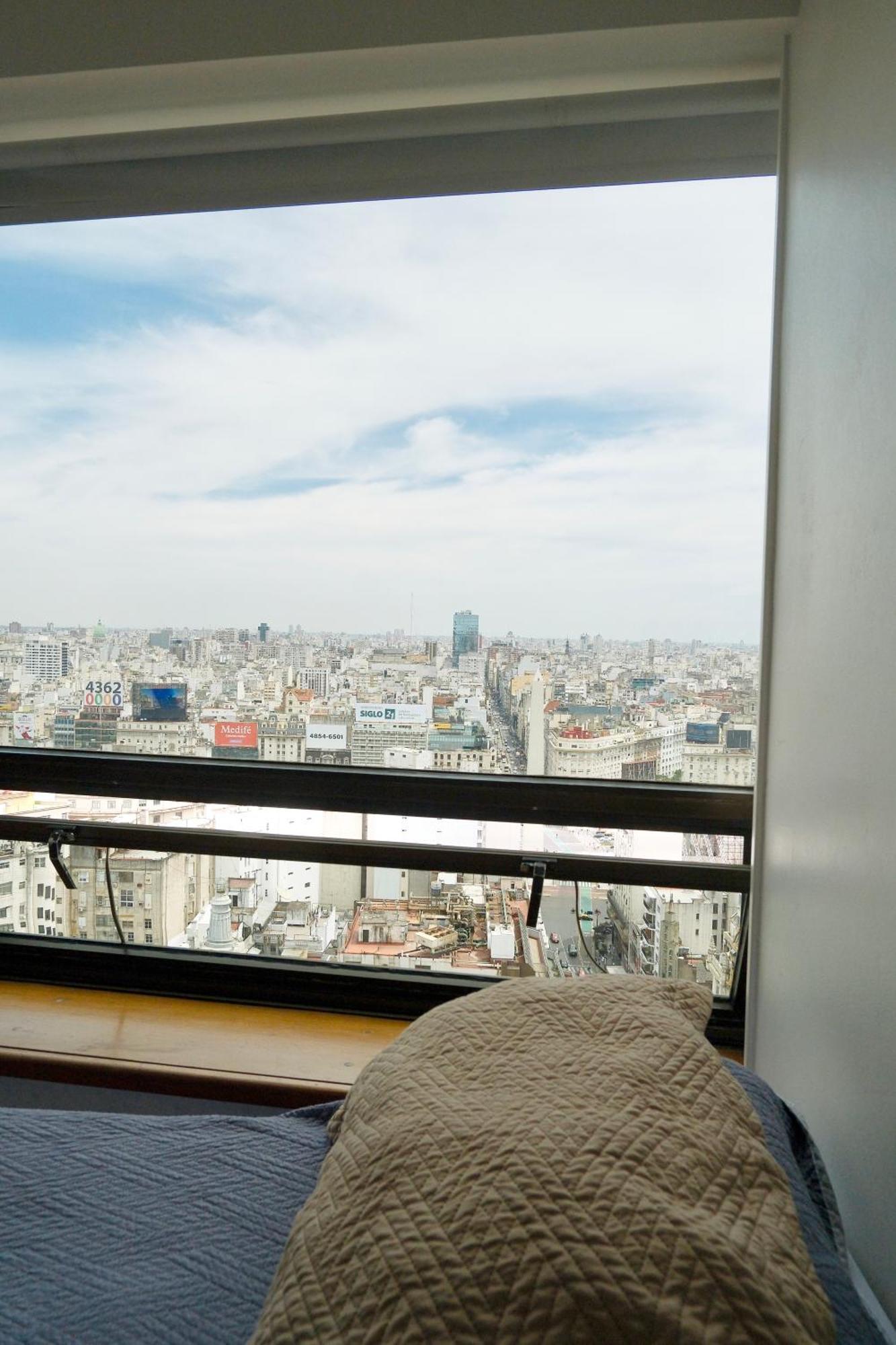 Que Mejor Vista Del Obelisco Piso A La Calle Corrientes Буенос Айрес Екстериор снимка